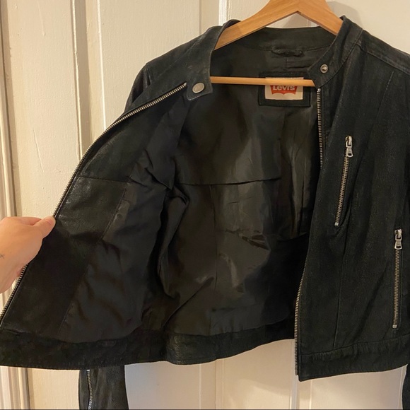 Genuine Leather Levi’s Moto Jacket - Picture 7 of 15